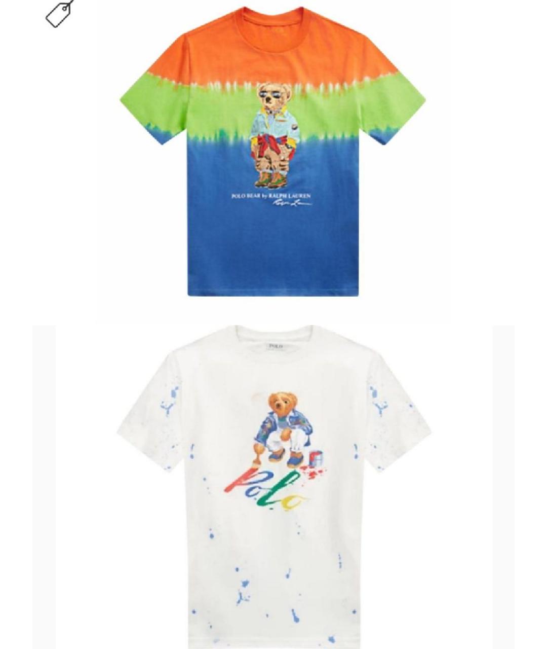 POLO RALPH LAUREN Мульти хлопковый детская футболка / топ, фото 8