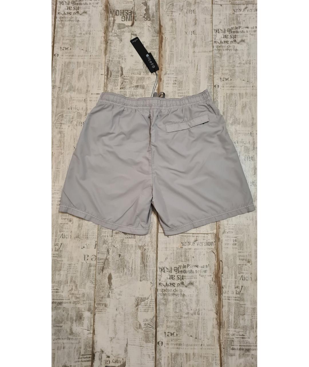 STONE ISLAND Серые шорты, фото 7