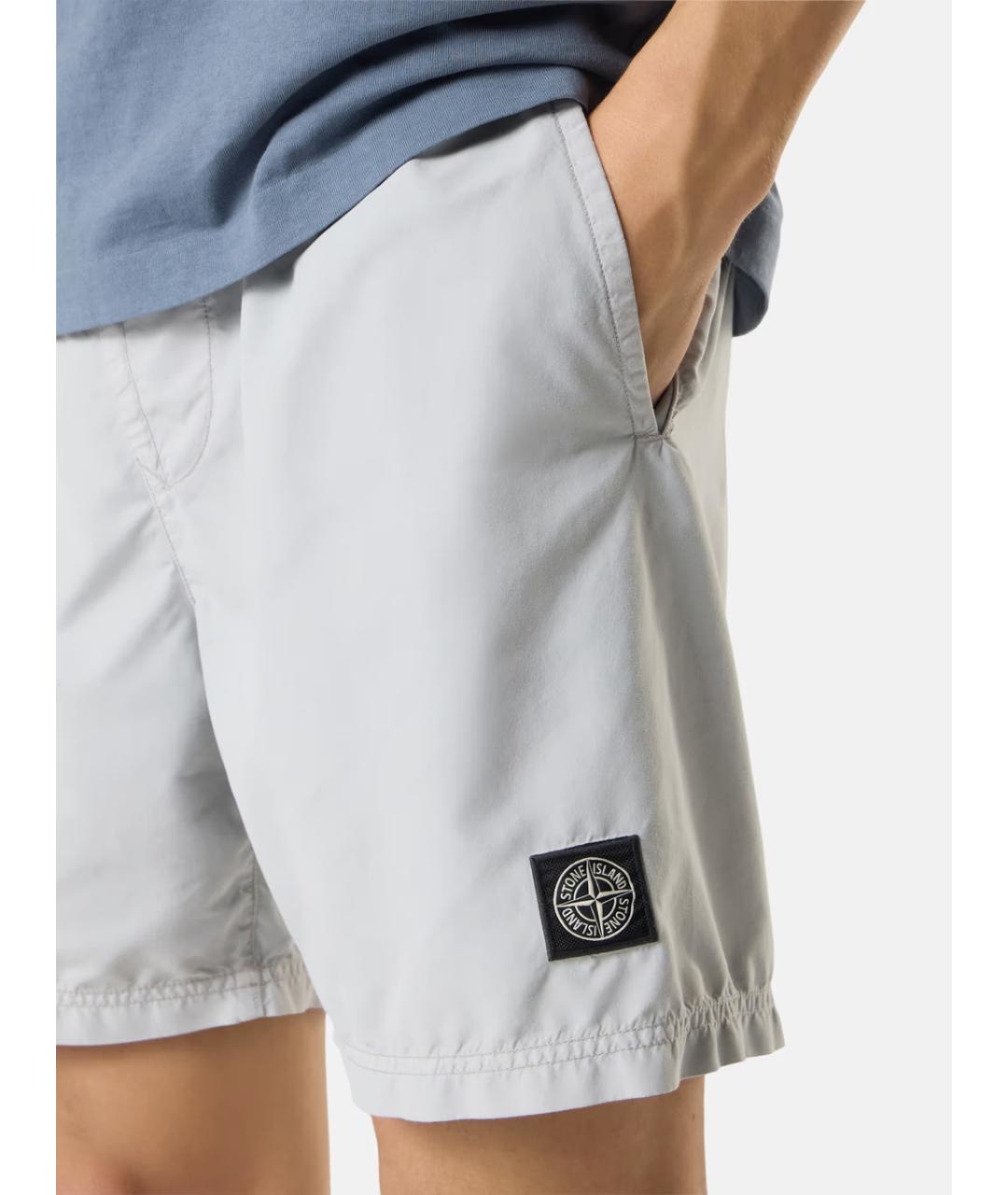 STONE ISLAND Серые шорты, фото 2