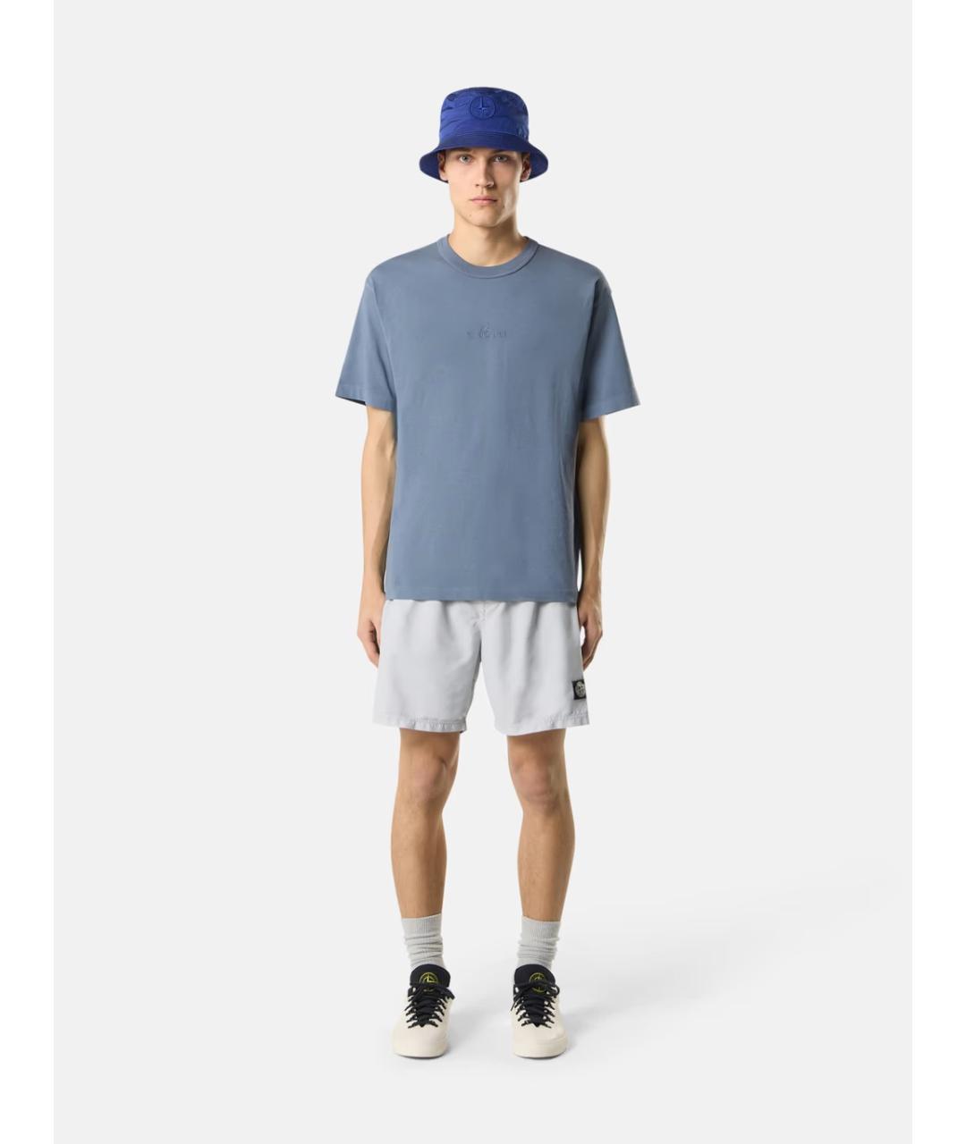 STONE ISLAND Серые шорты, фото 3
