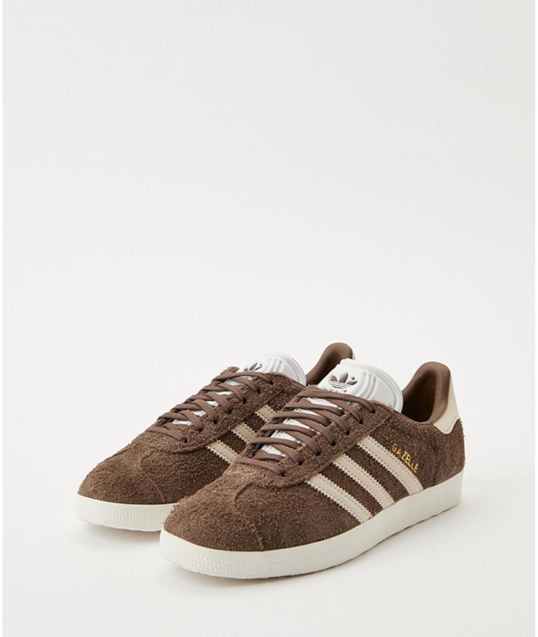 ADIDAS Коричневые замшевые кеды, фото 2