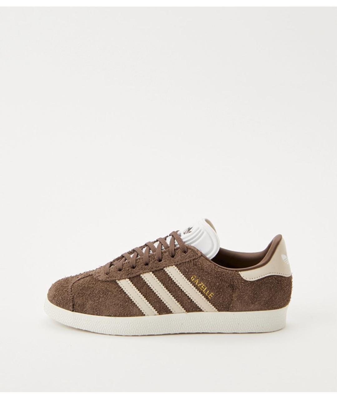 ADIDAS Коричневые замшевые кеды, фото 4