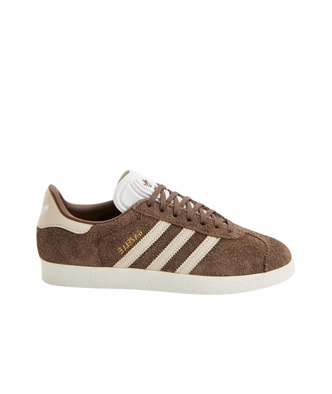 ADIDAS Коричневые замшевые кеды, фото 1