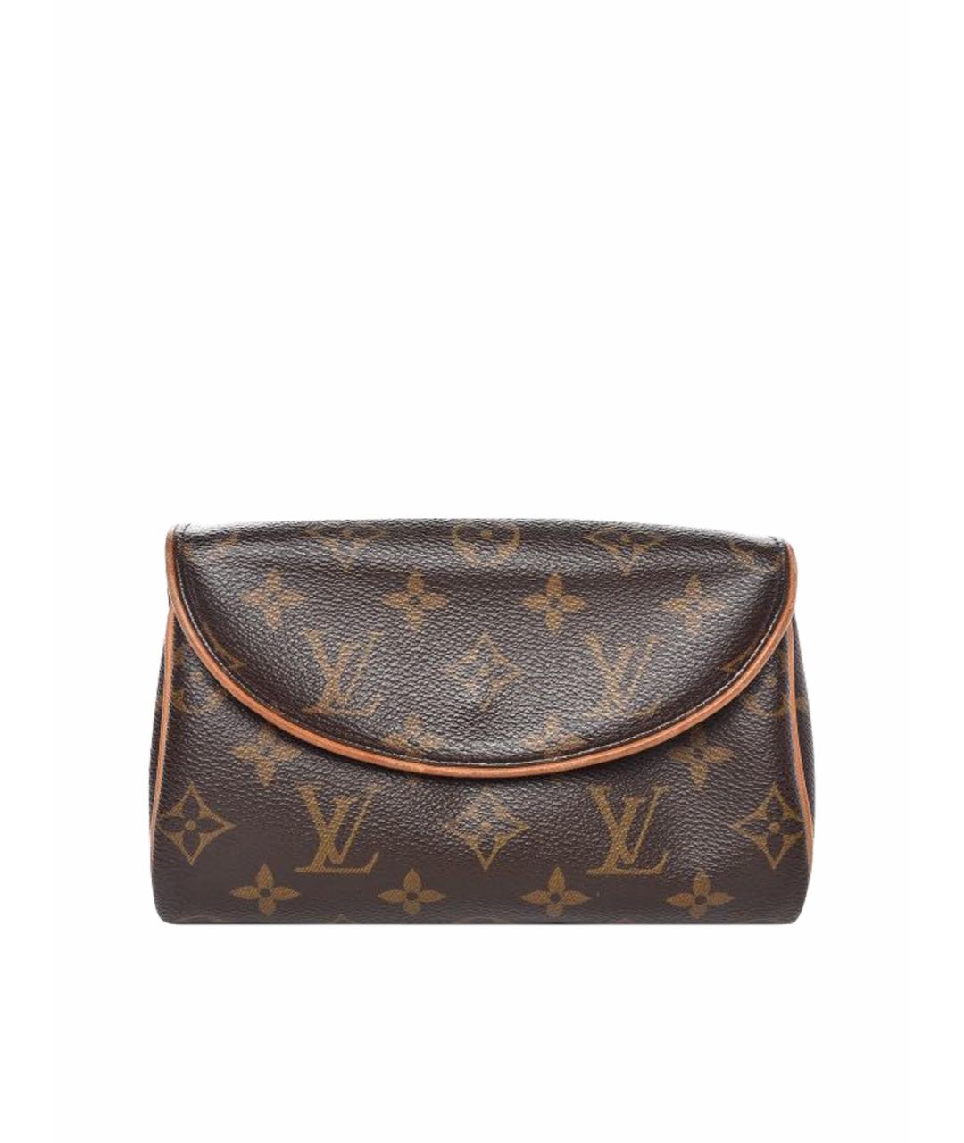 LOUIS VUITTON Коричневая кожаная сумка через плечо, фото 1