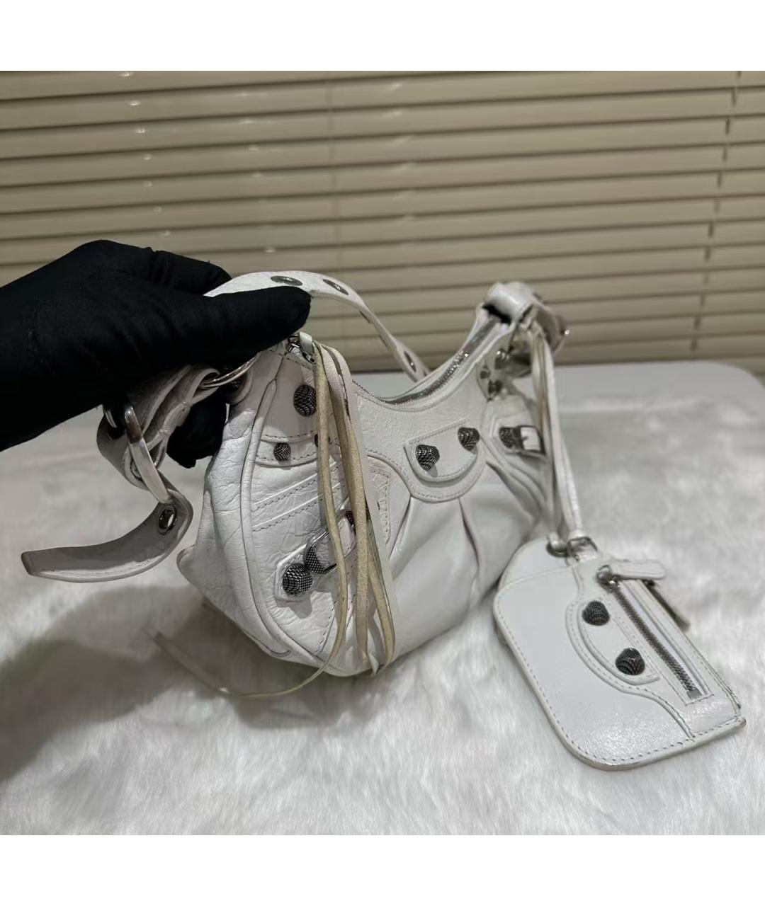 BALENCIAGA Белая сумка через плечо, фото 2