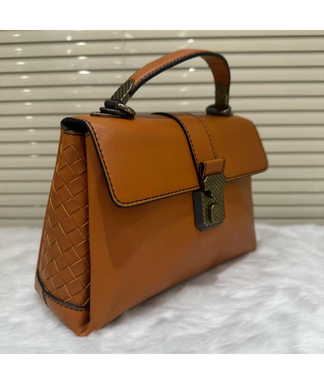 BOTTEGA VENETA Коричневая сумка через плечо, фото 2