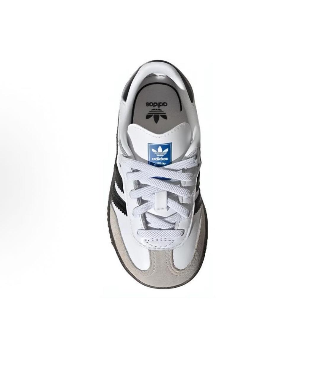ADIDAS Белые кожаные кеды, фото 3