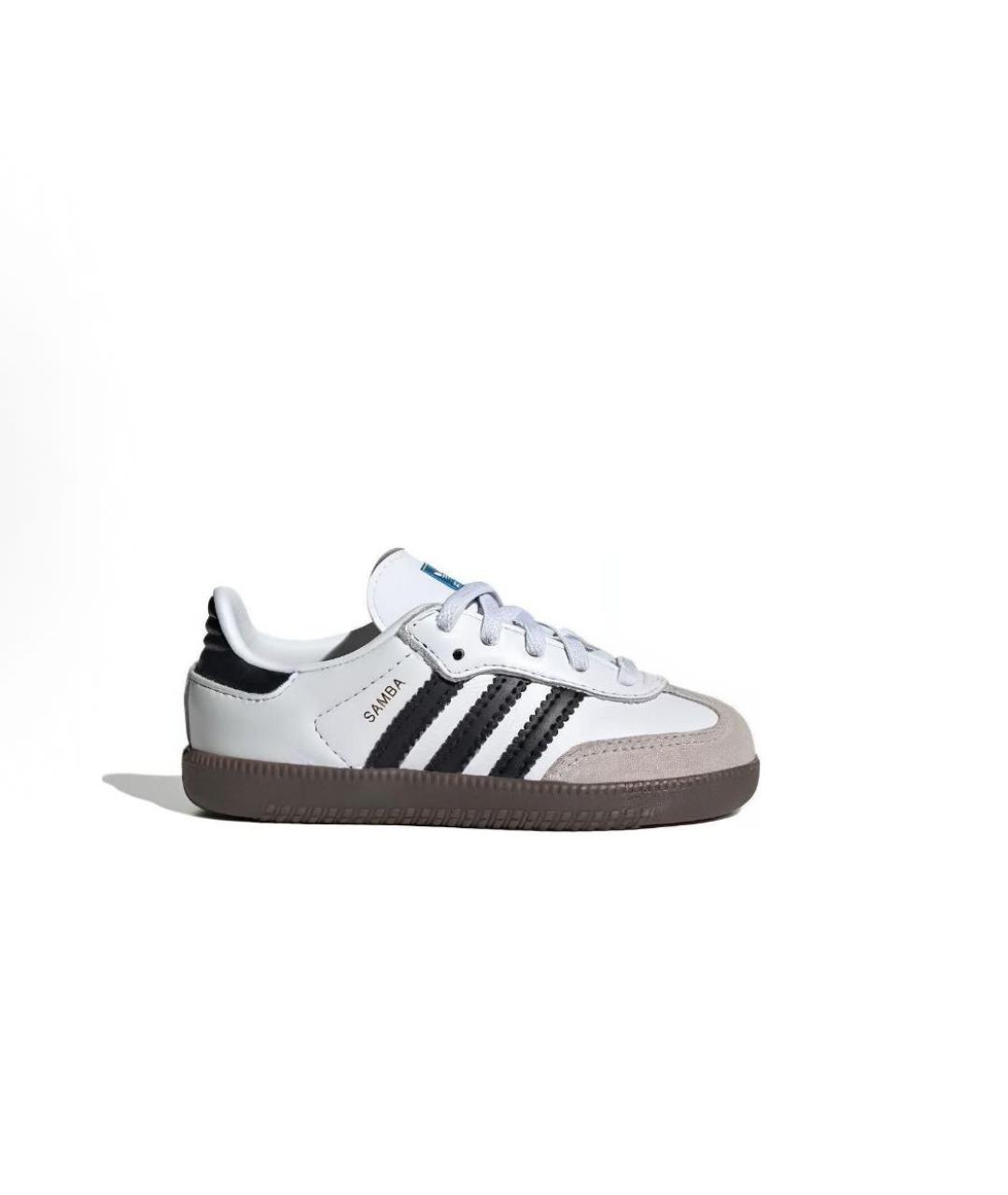 ADIDAS Белые кожаные кеды, фото 2