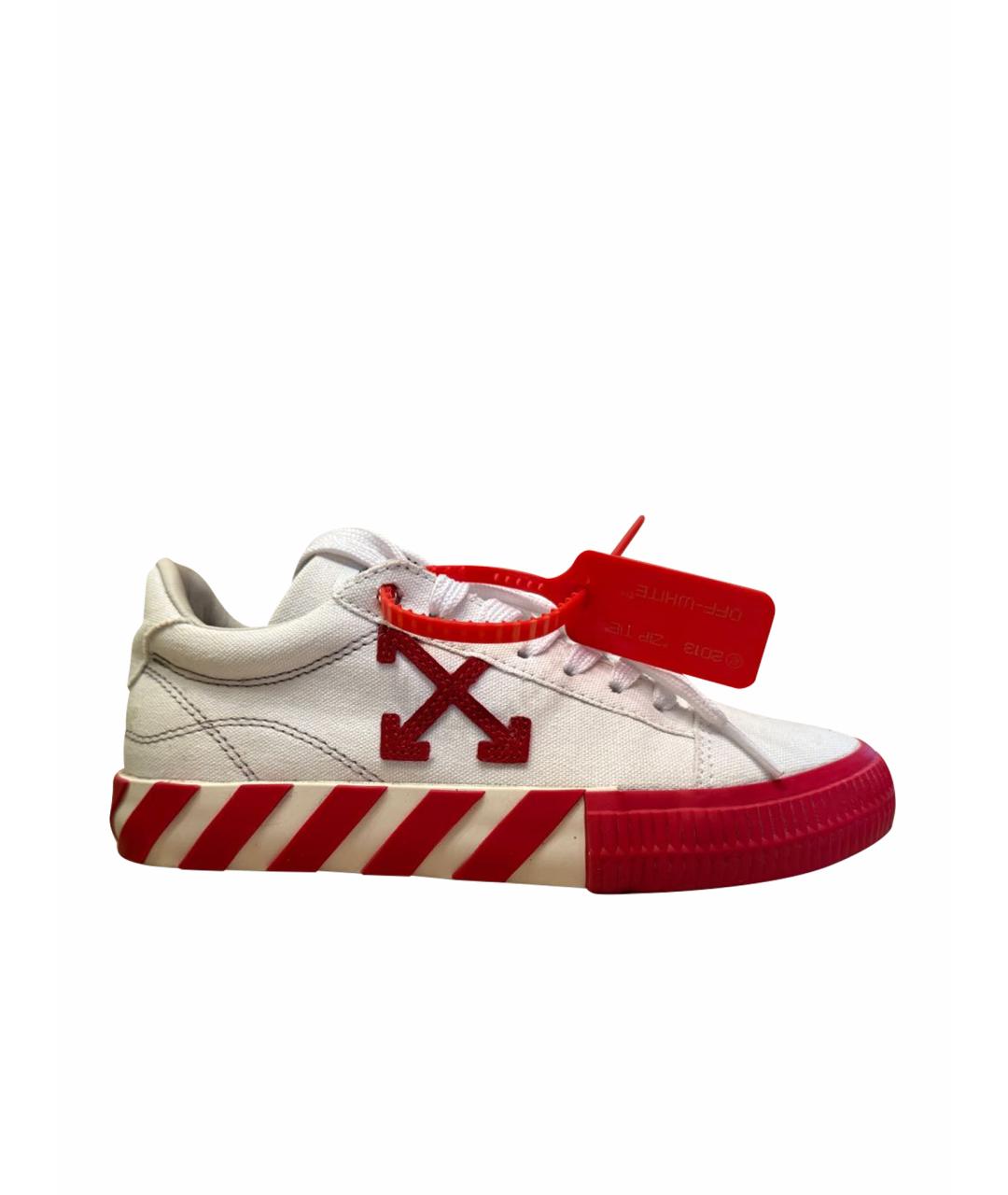 OFF-WHITE Белые кеды, фото 1