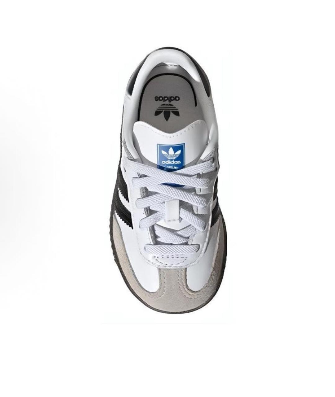 ADIDAS Белые кожаные кеды, фото 3