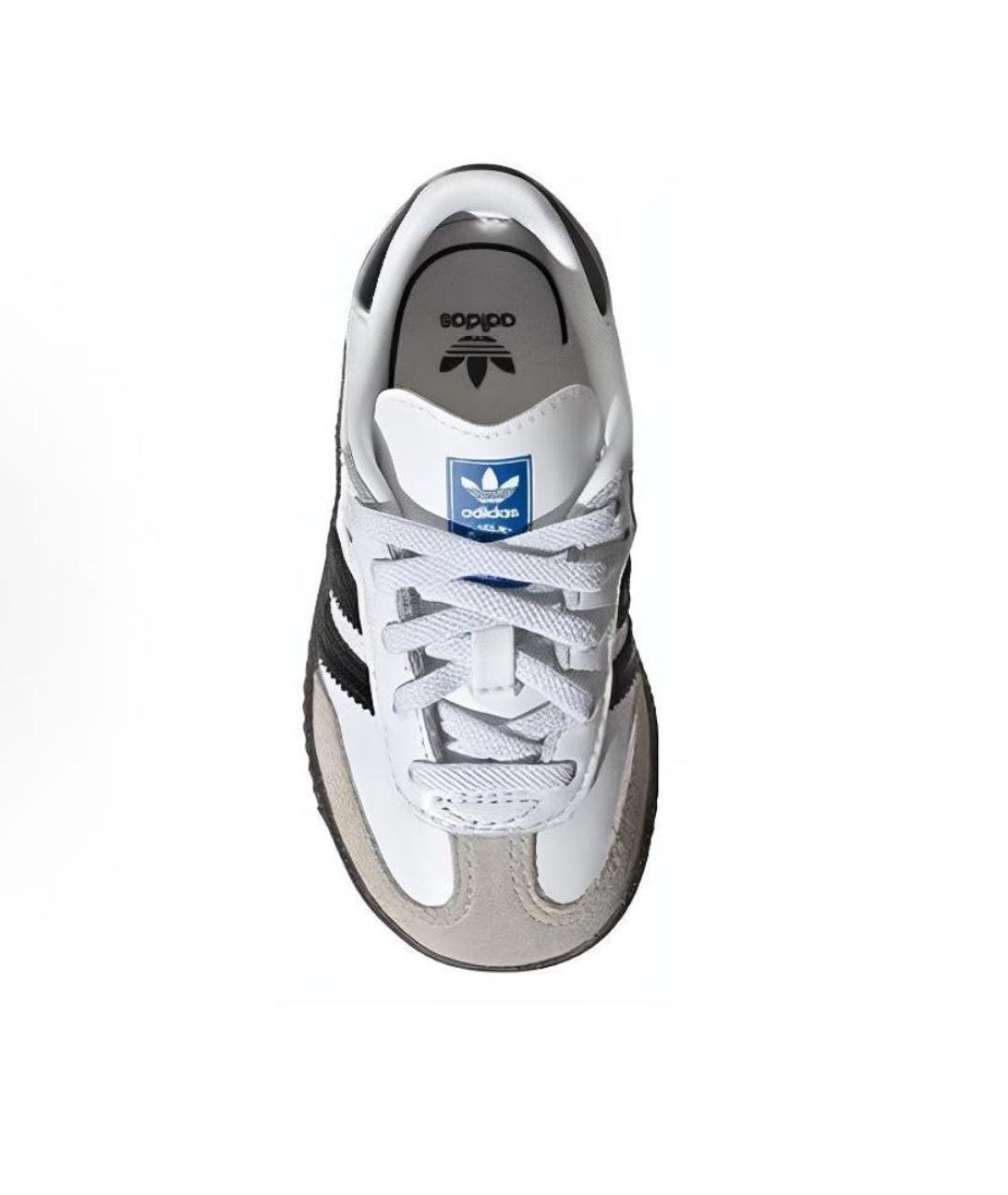 ADIDAS Белые кожаные кеды, фото 3