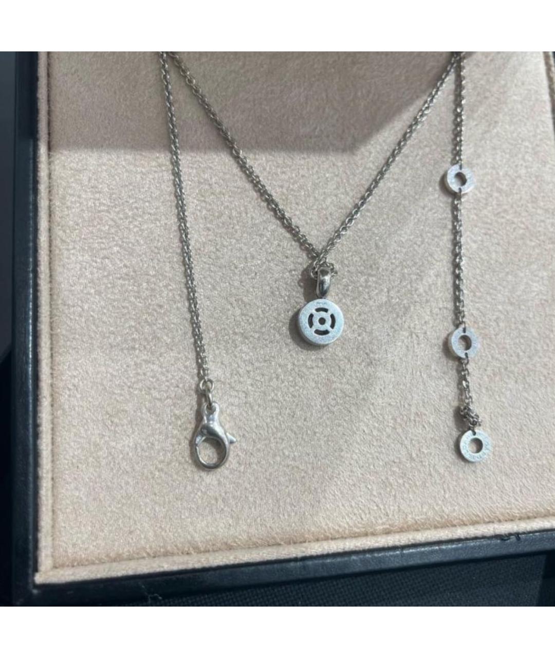 BVLGARI Серебряная подвеска из белого золота, фото 3