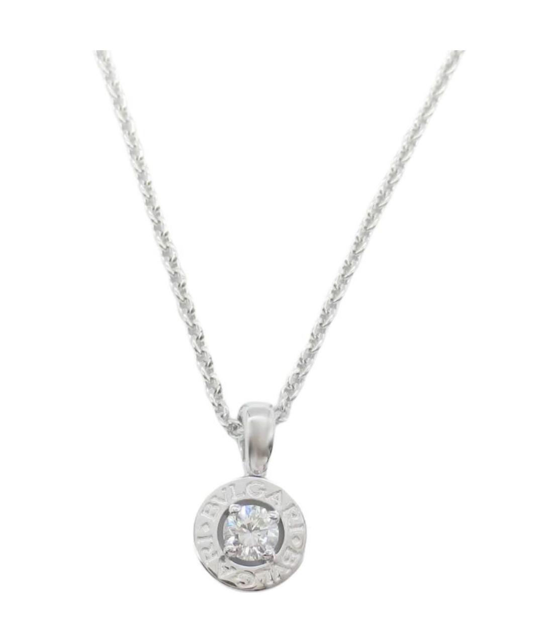 BVLGARI Серебряная подвеска из белого золота, фото 1