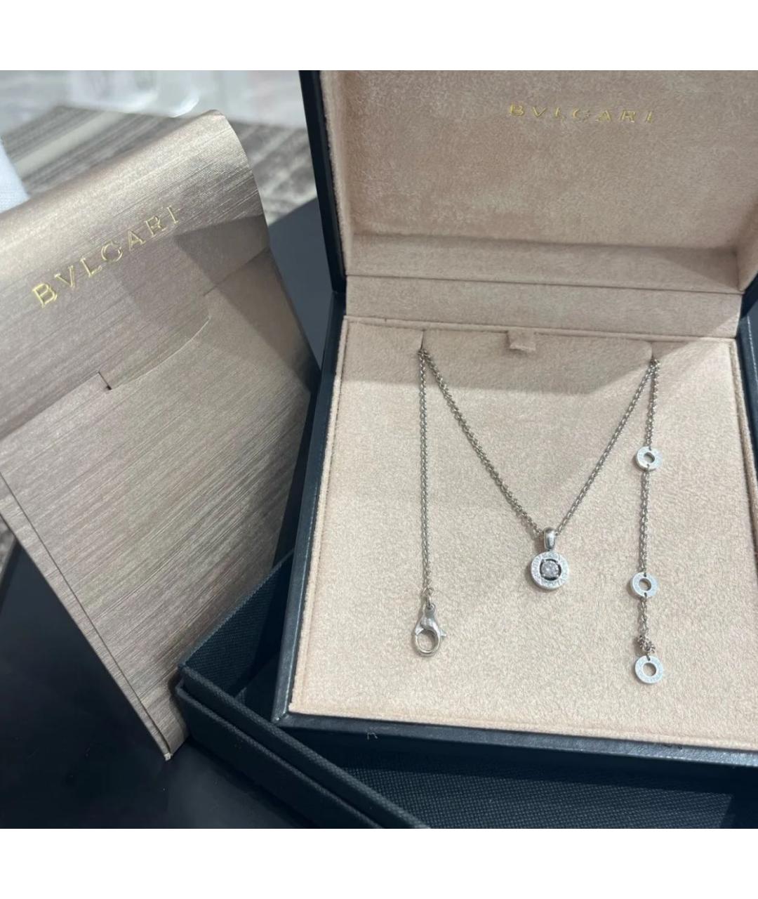 BVLGARI Серебряная подвеска из белого золота, фото 2