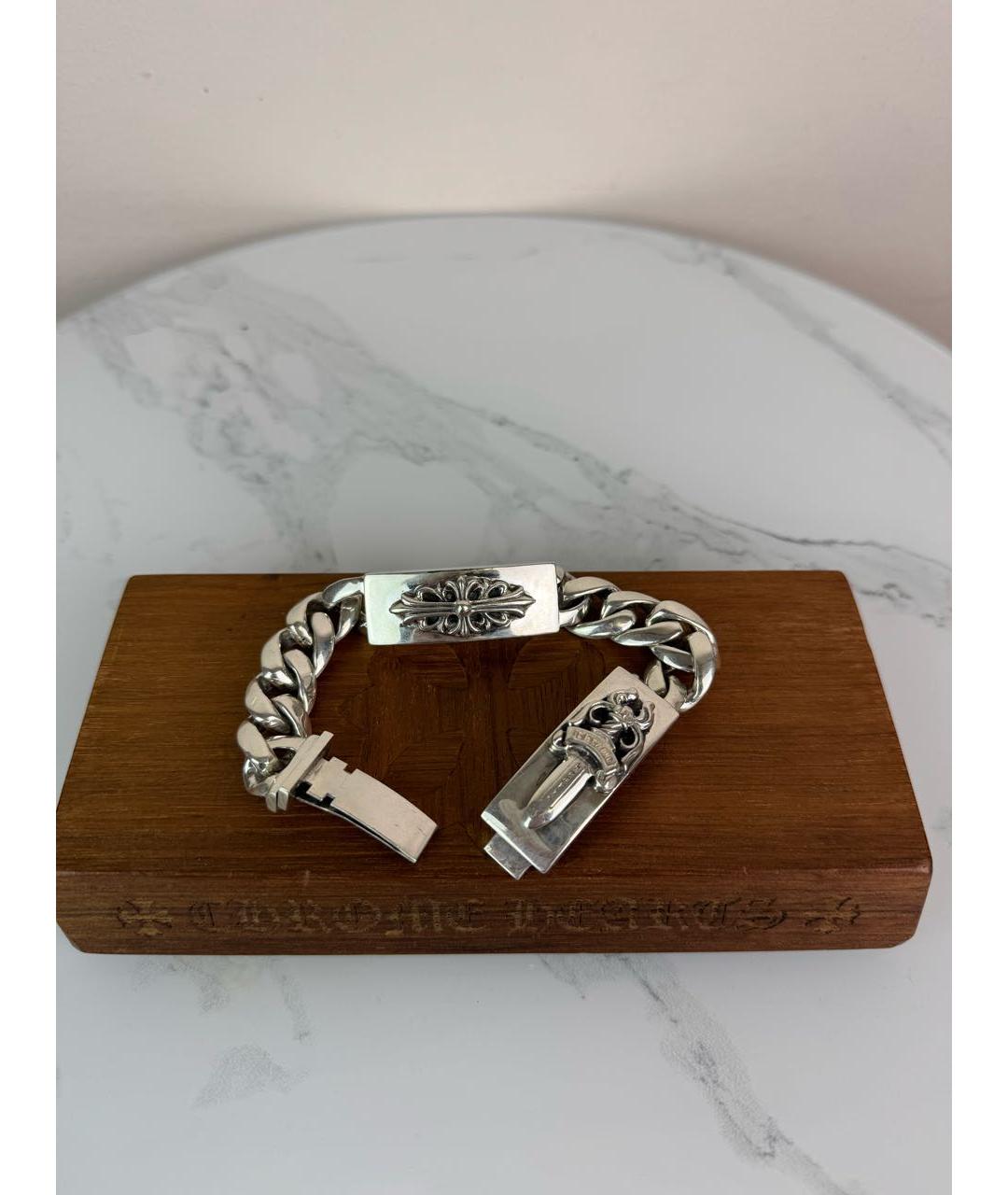 CHROME HEARTS Серебрянный серебряный браслет, фото 4