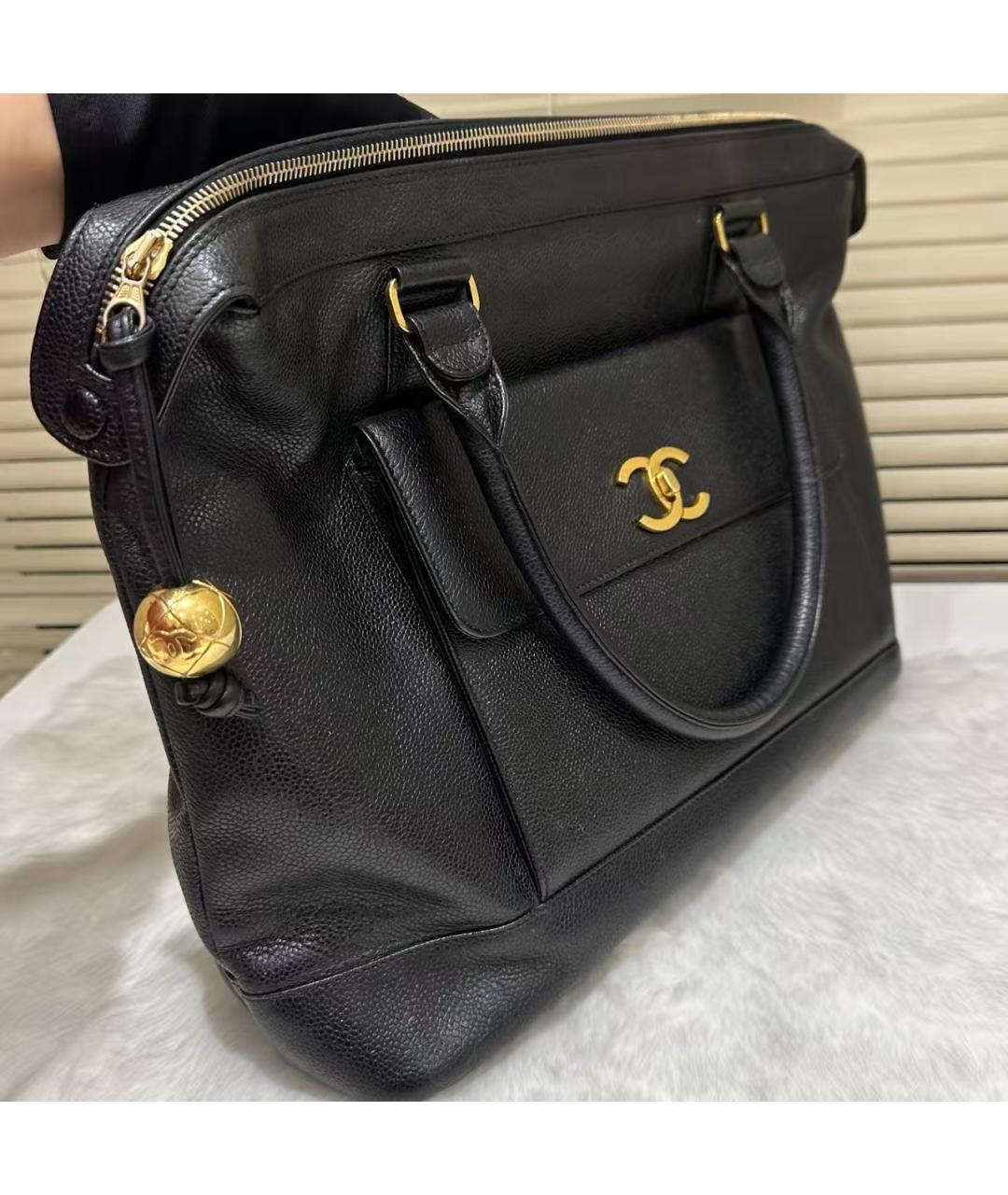 CHANEL Черная сумка тоут, фото 2