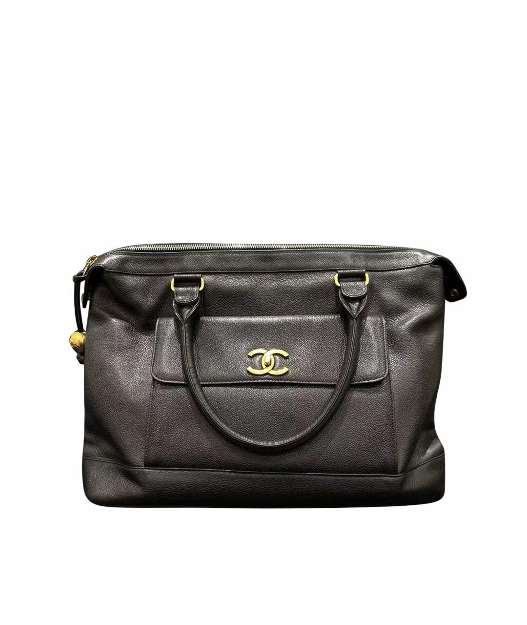 CHANEL Черная сумка тоут, фото 1