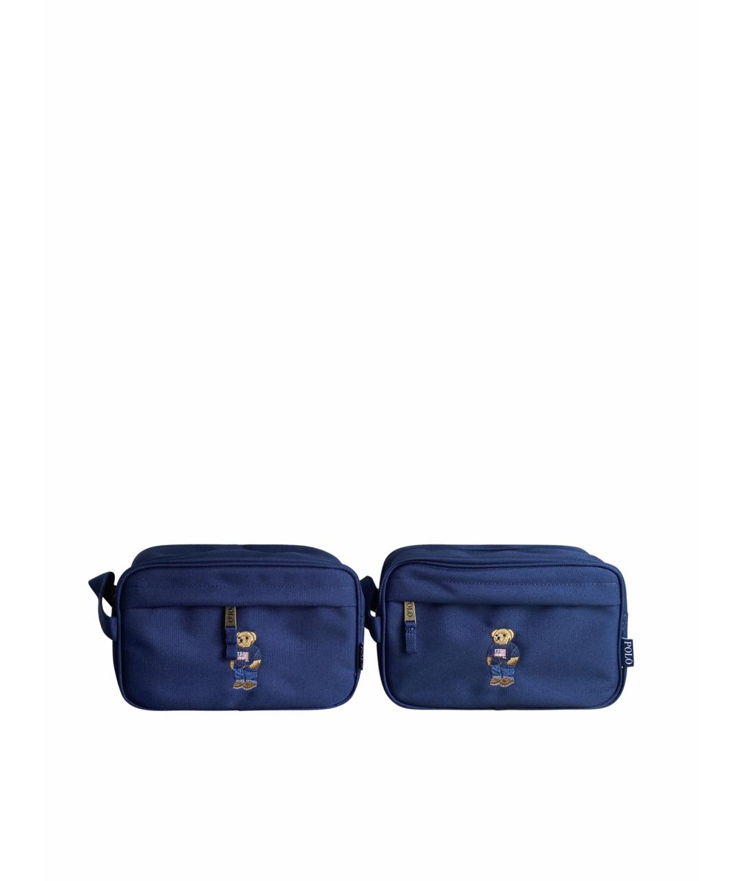 POLO RALPH LAUREN Синяя тканевая косметичка, фото 1