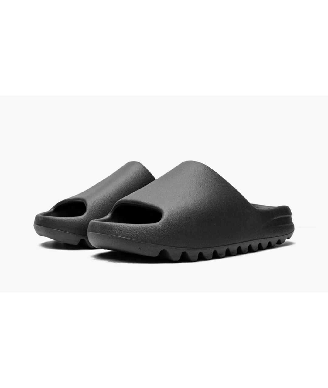 ADIDAS YEEZY Черные шлепанцы, фото 2
