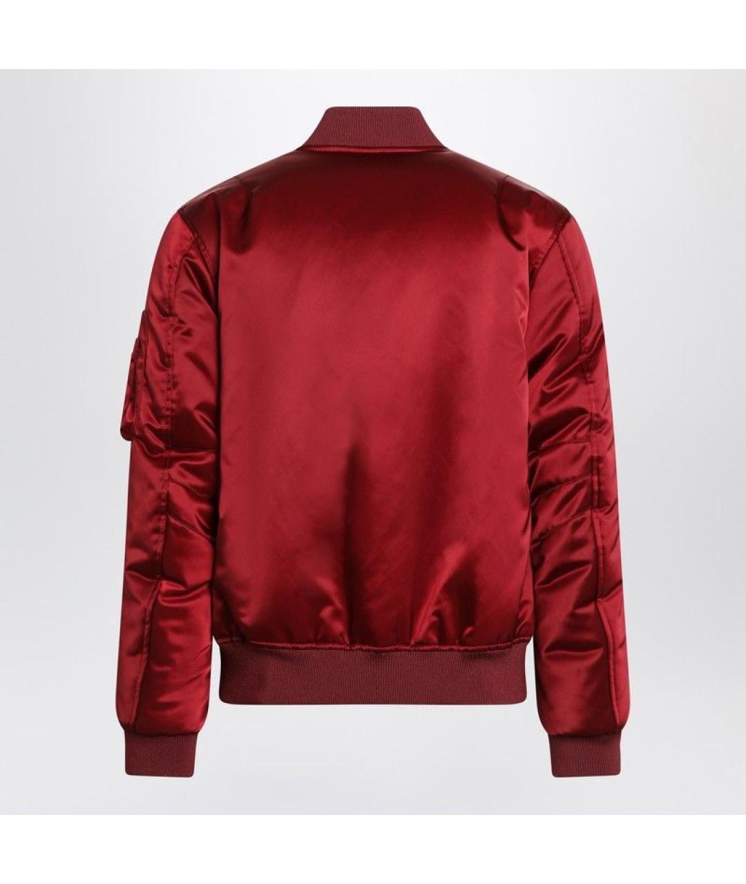 GUCCI Красная полиэстеровая куртка, фото 2