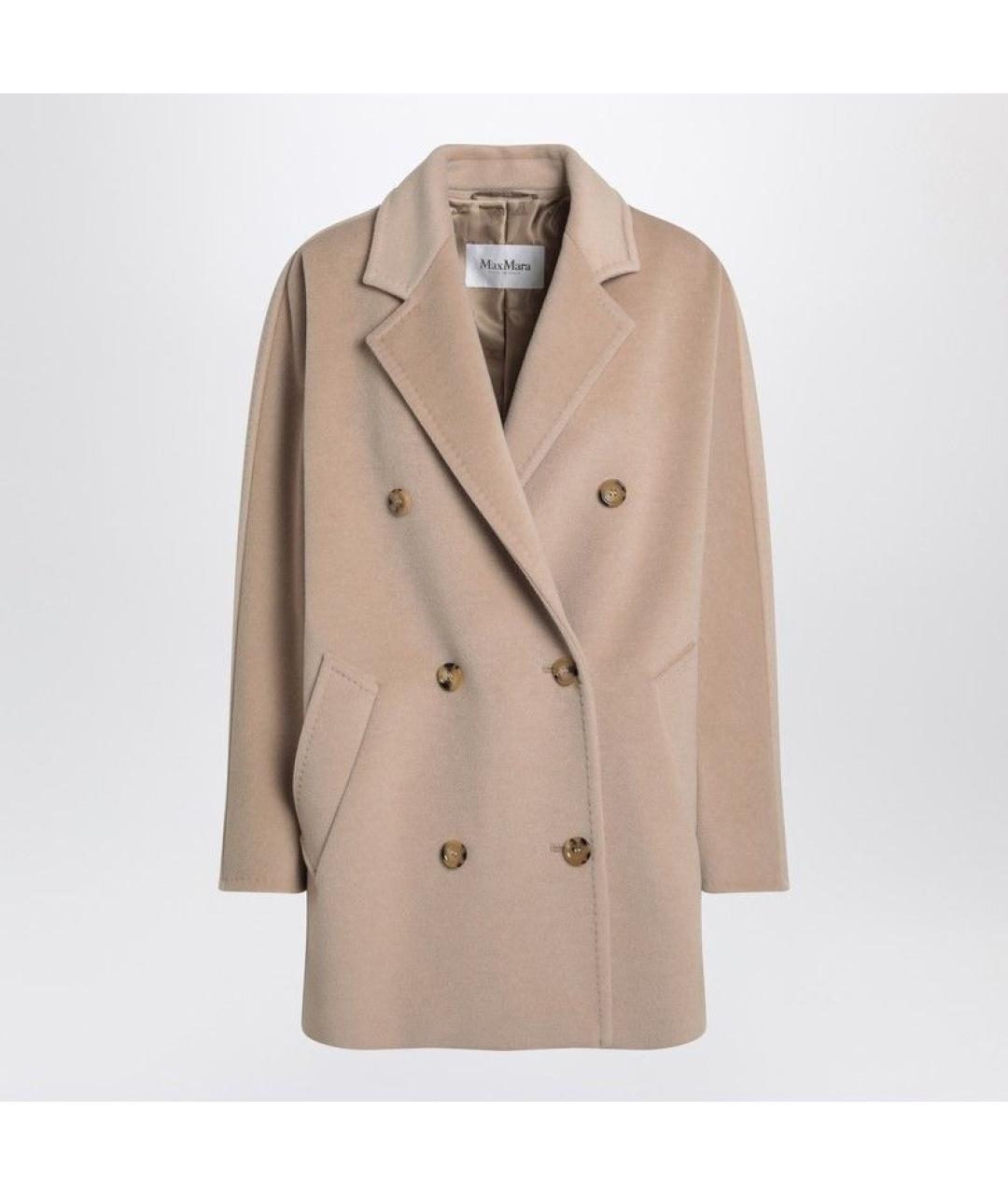 MAX MARA Бежевое кашемировое пальто, фото 3