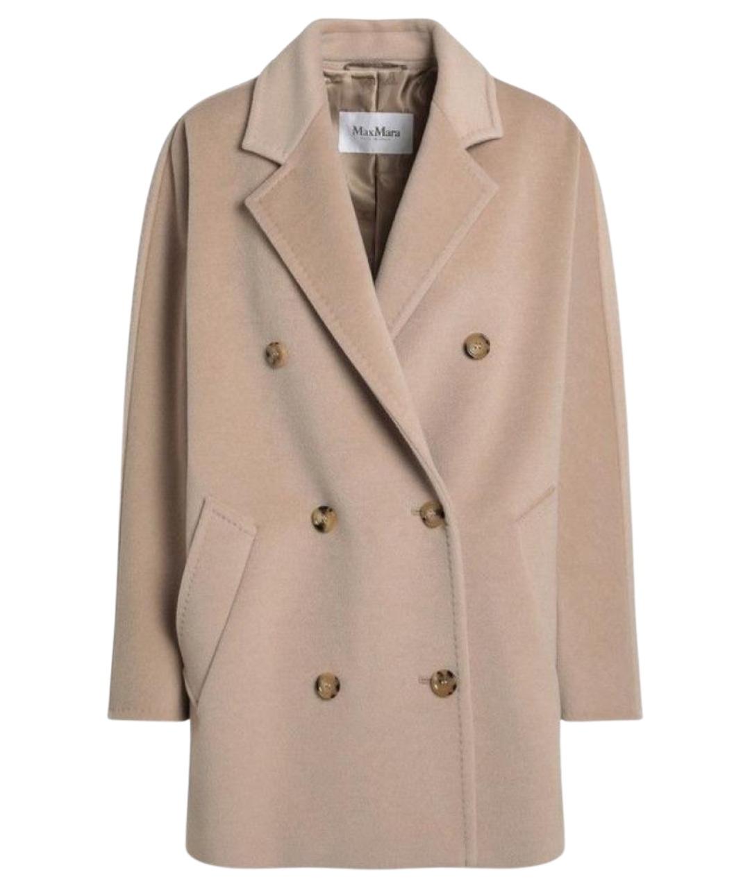 MAX MARA Бежевое кашемировое пальто, фото 1