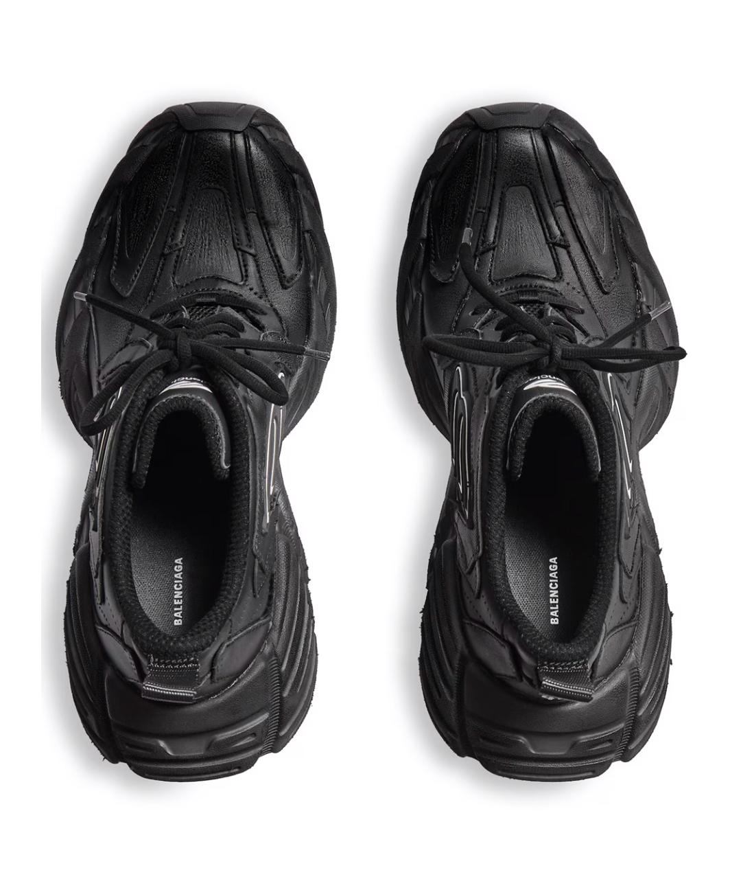 BALENCIAGA Черные синтетические туфли, фото 4