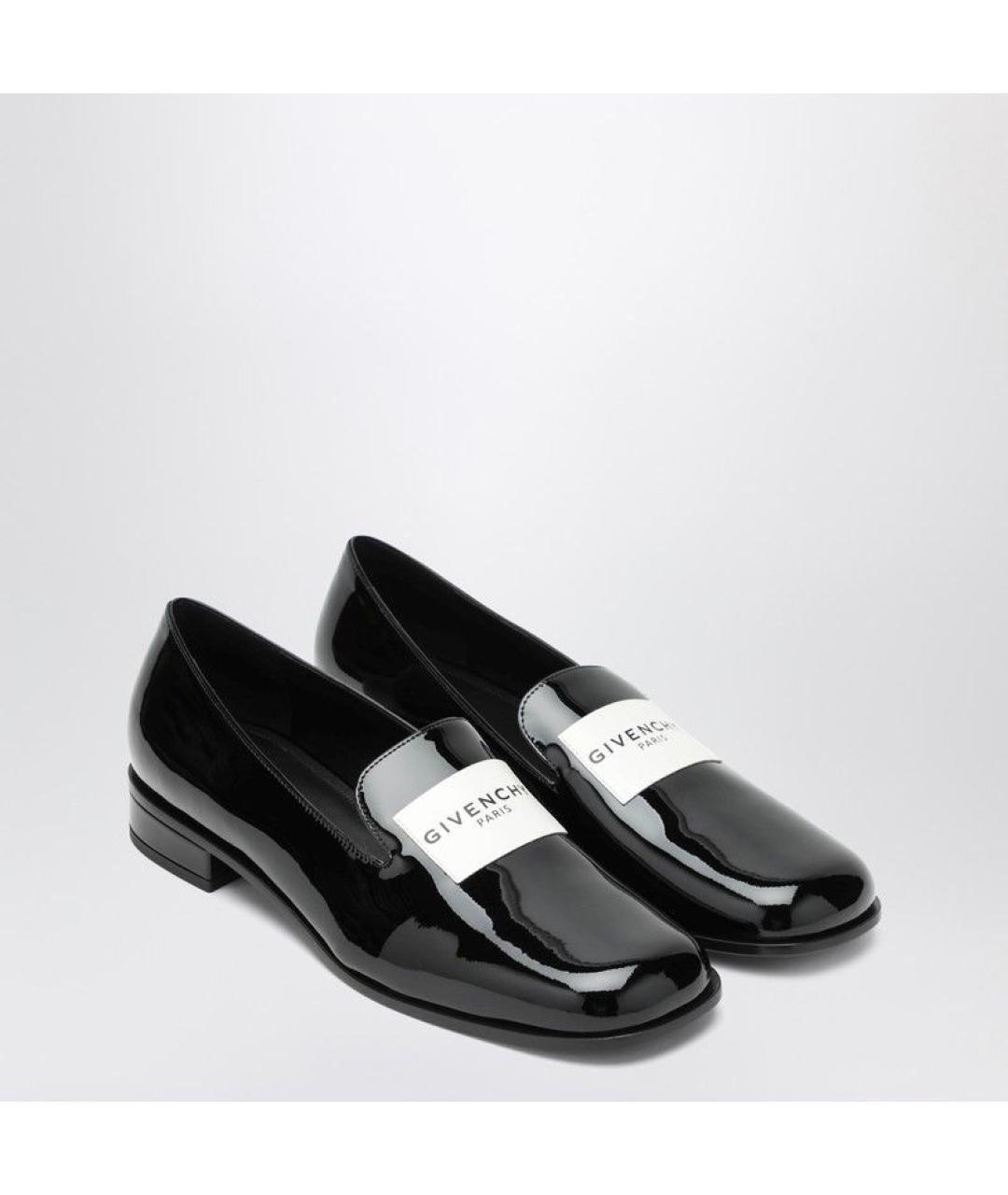 GIVENCHY Черные лоферы из лакированной кожи, фото 2