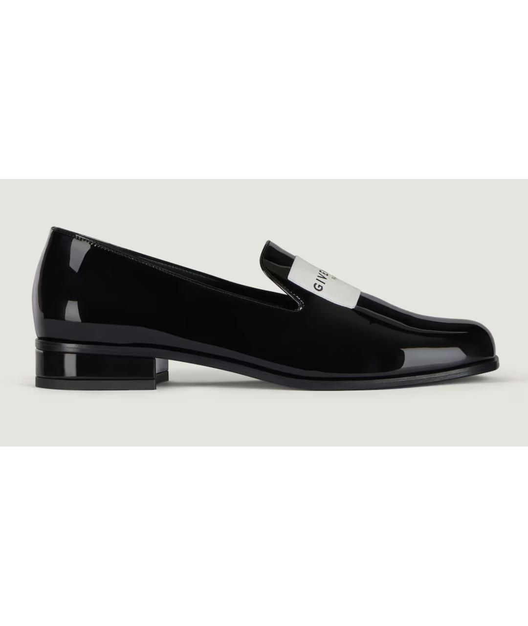 GIVENCHY Черные лоферы из лакированной кожи, фото 8