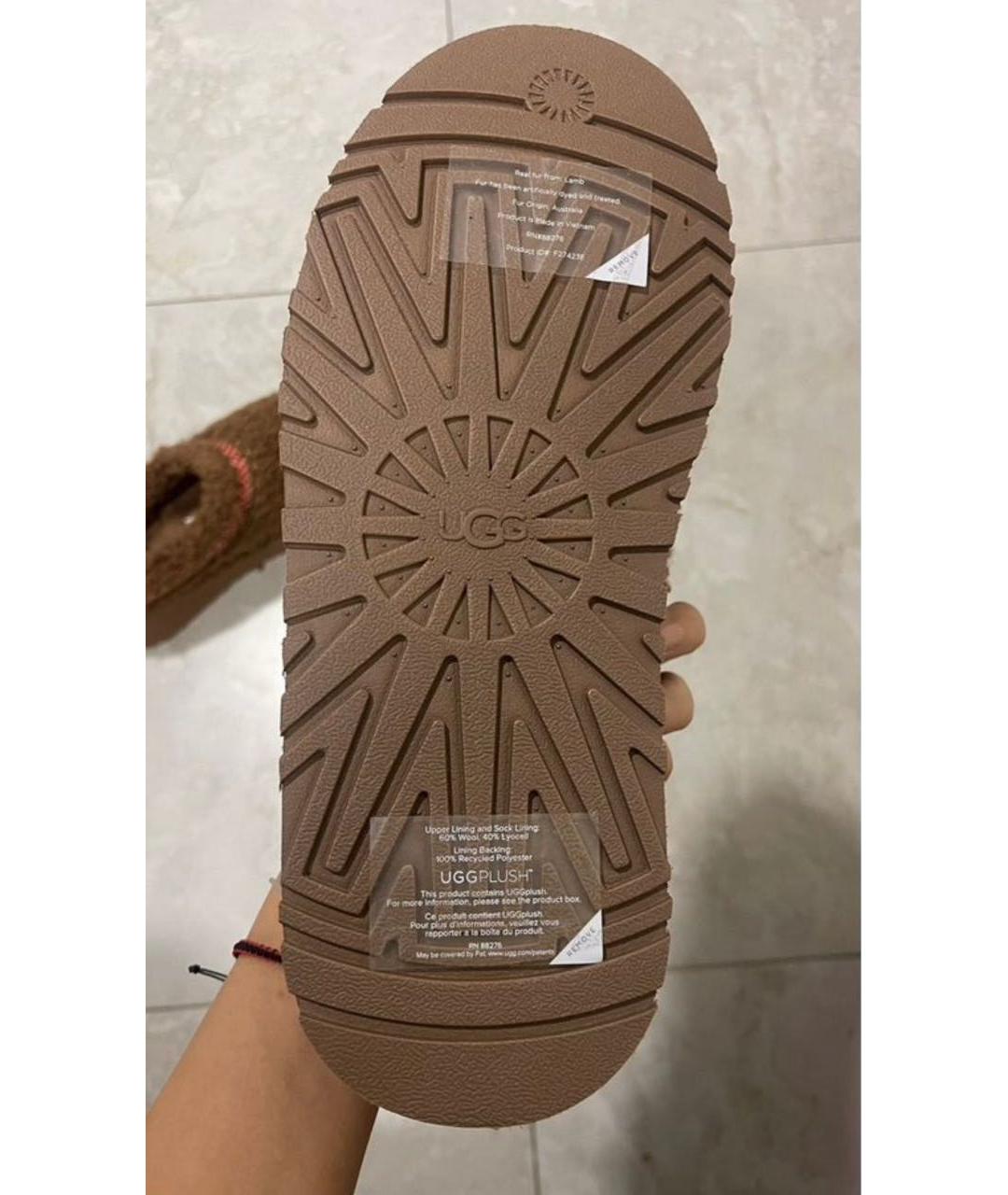 UGG AUSTRALIA Коричневые ботинки, фото 4