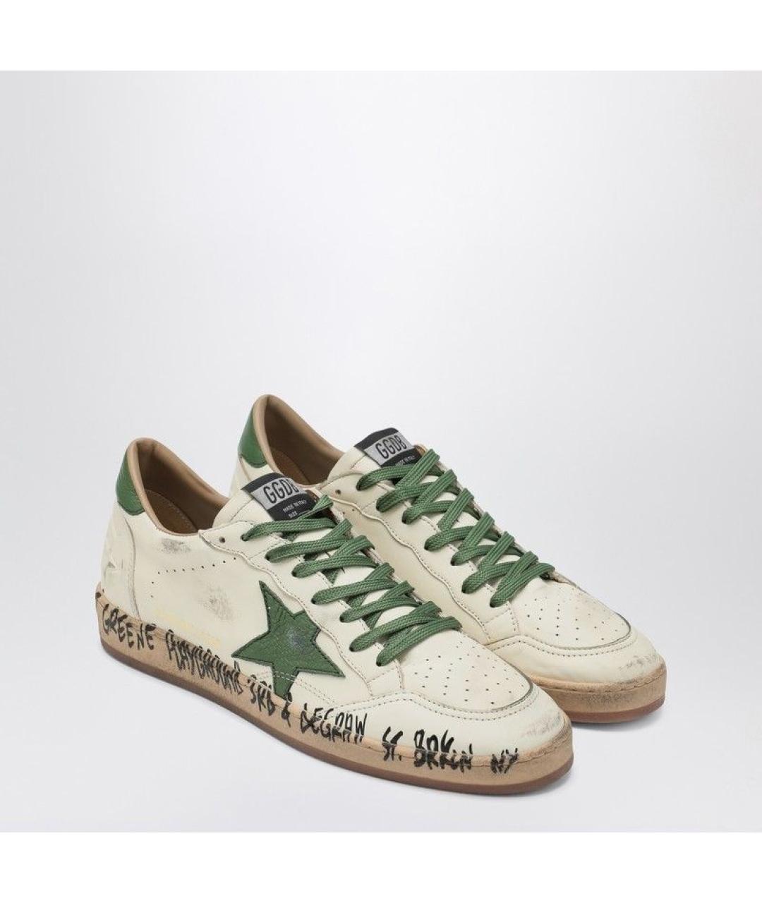 GOLDEN GOOSE DELUXE BRAND Мульти кожаные низкие кроссовки / кеды, фото 2
