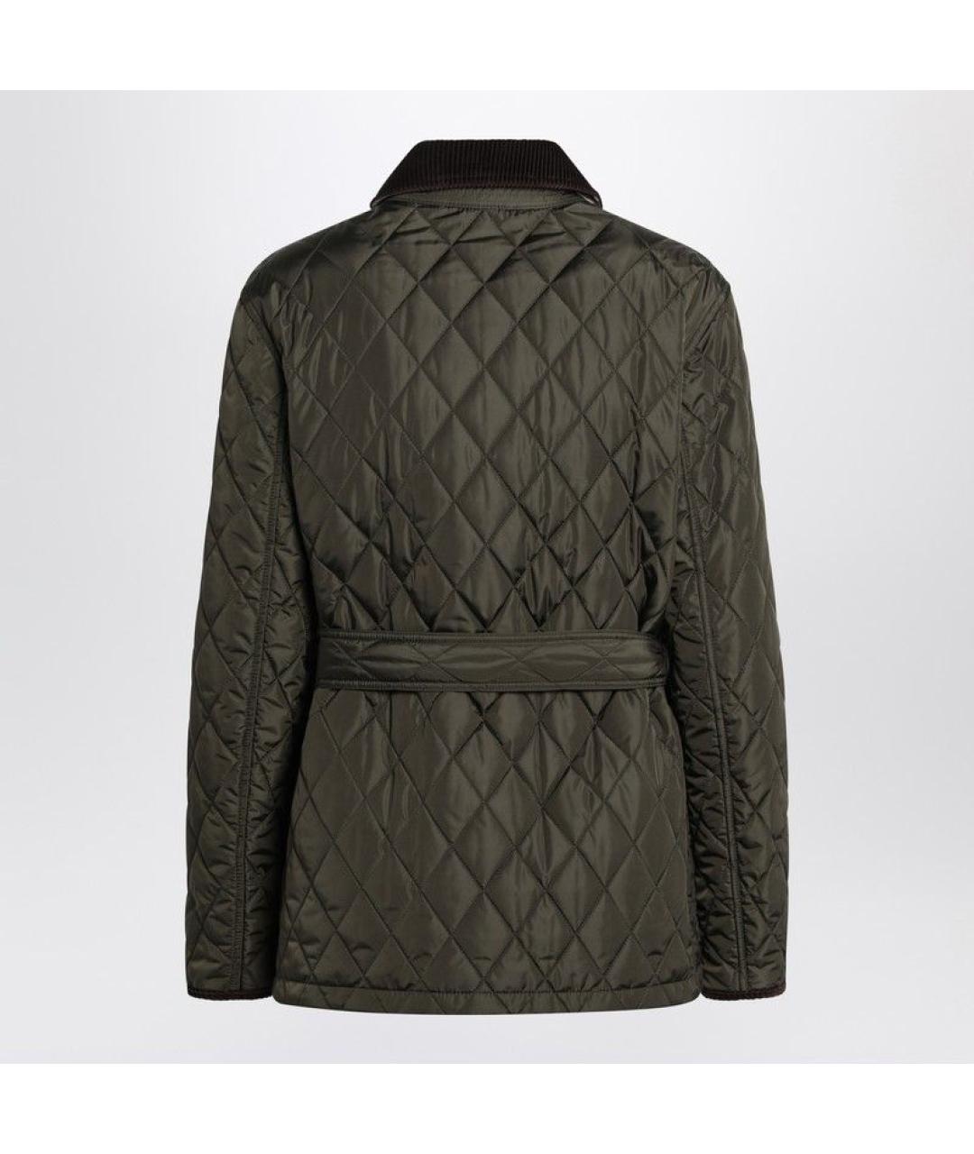 BURBERRY Зеленая куртка, фото 2