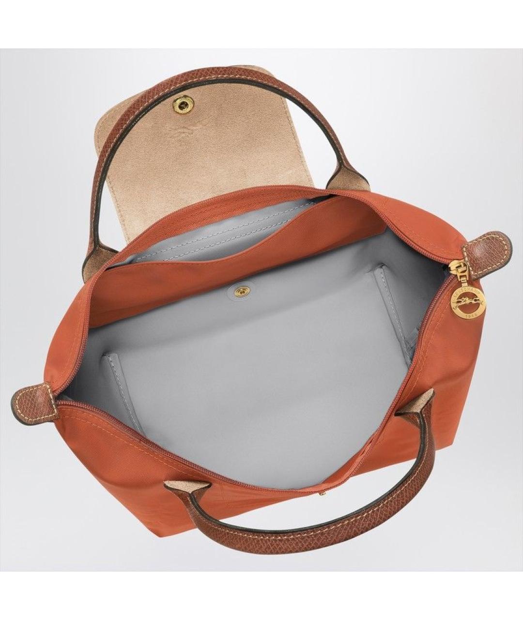 LONGCHAMP Красная синтетическая сумка тоут, фото 2