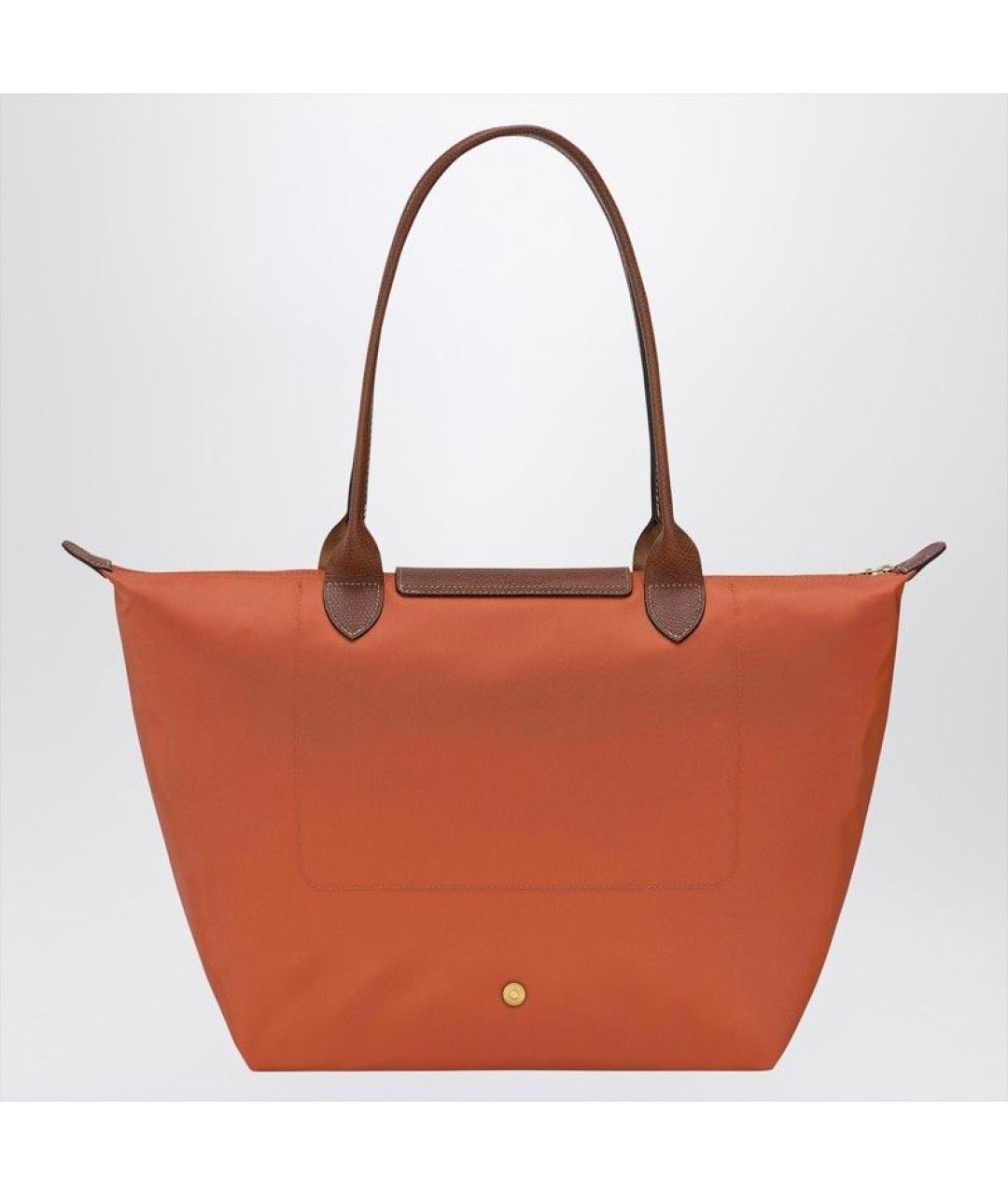 LONGCHAMP Красная синтетическая сумка тоут, фото 2