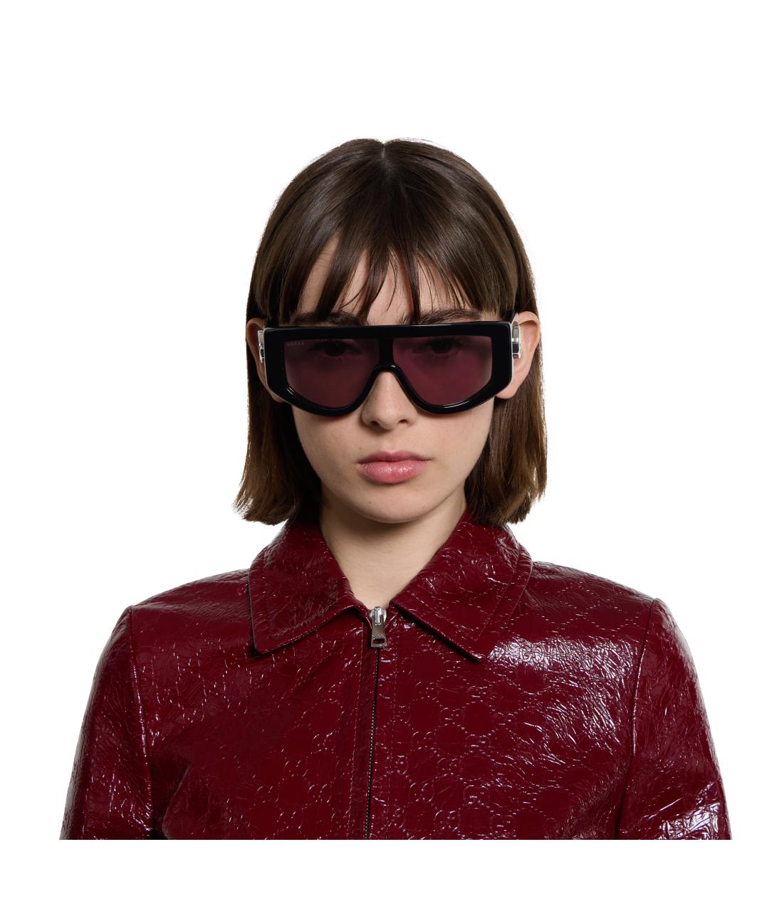 GUCCI Черные солнцезащитные очки, фото 3