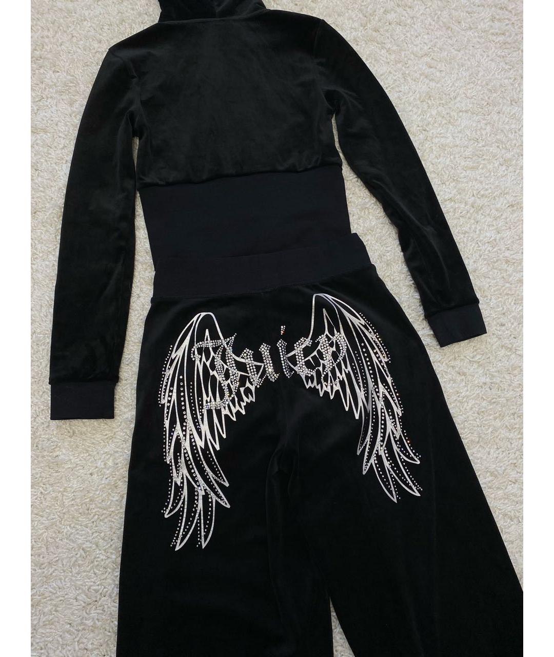 JUICY COUTURE Черный велюровый спортивные костюмы, фото 4