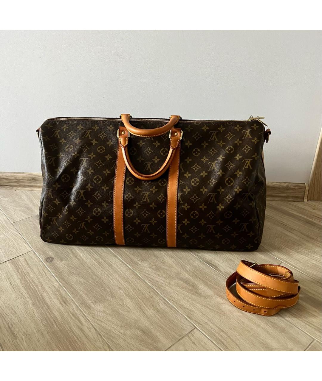 LOUIS VUITTON Коричневая дорожная/спортивная сумка, фото 2