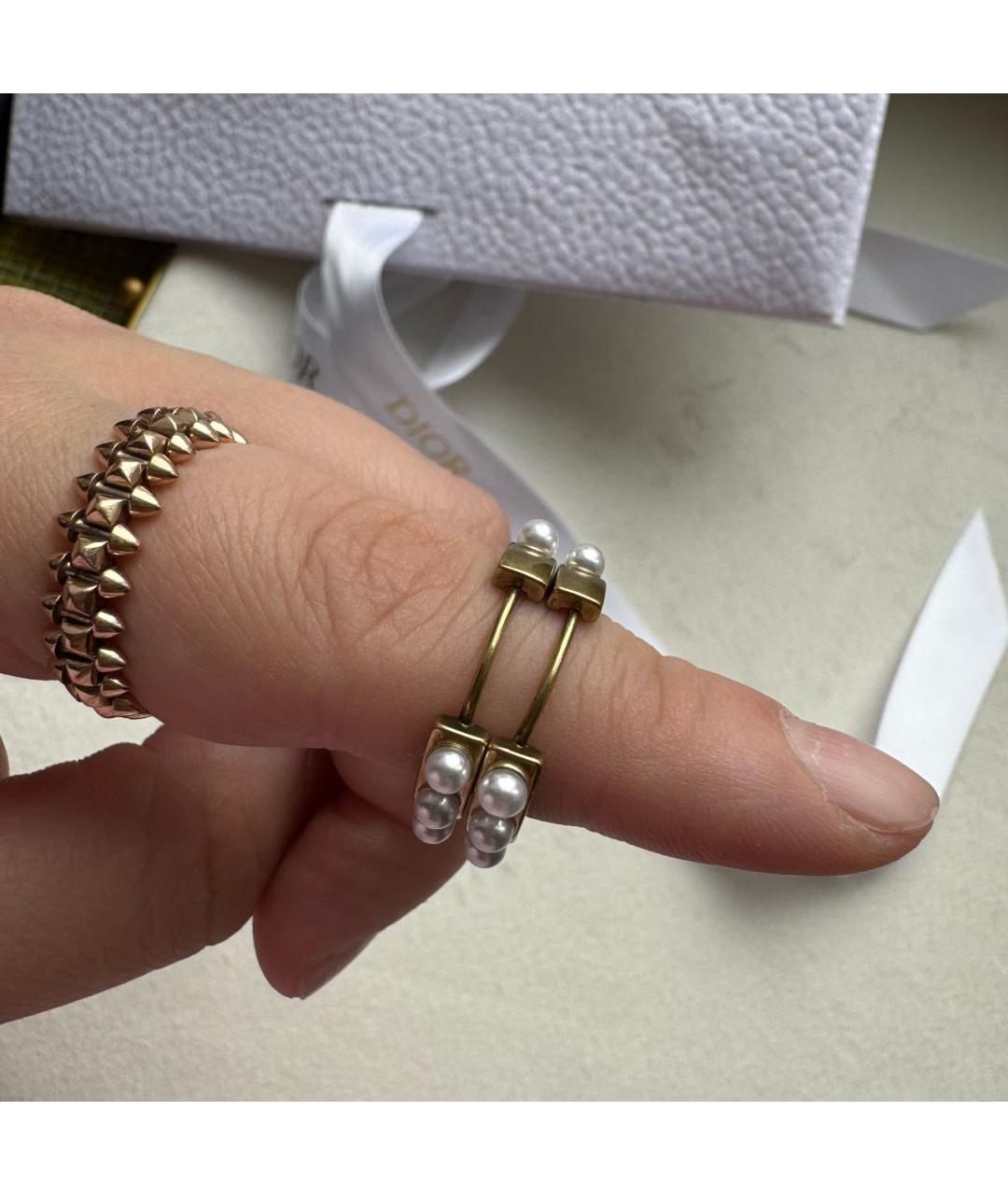 CHRISTIAN DIOR Золотые серьги, фото 6