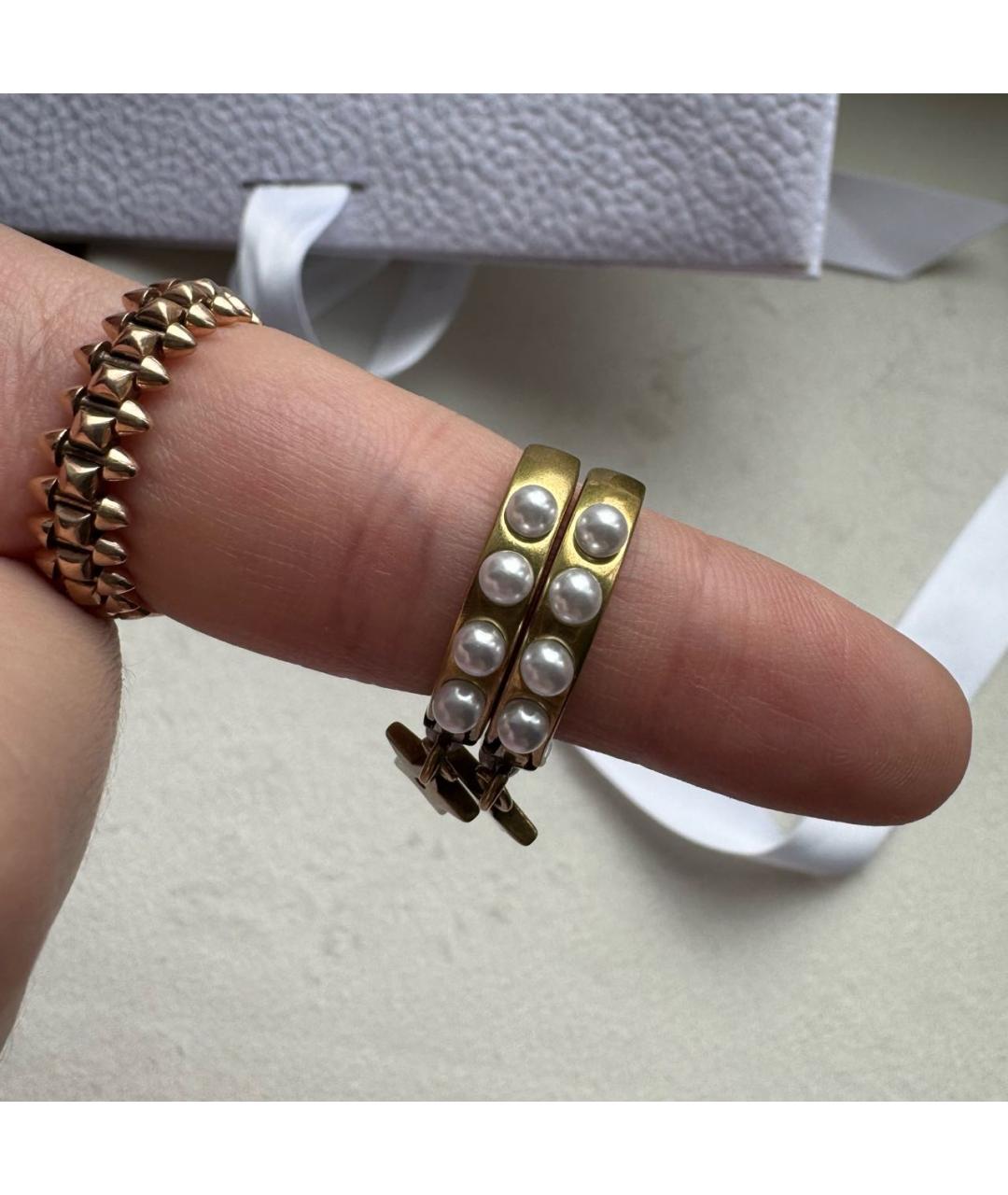 CHRISTIAN DIOR Золотые серьги, фото 7