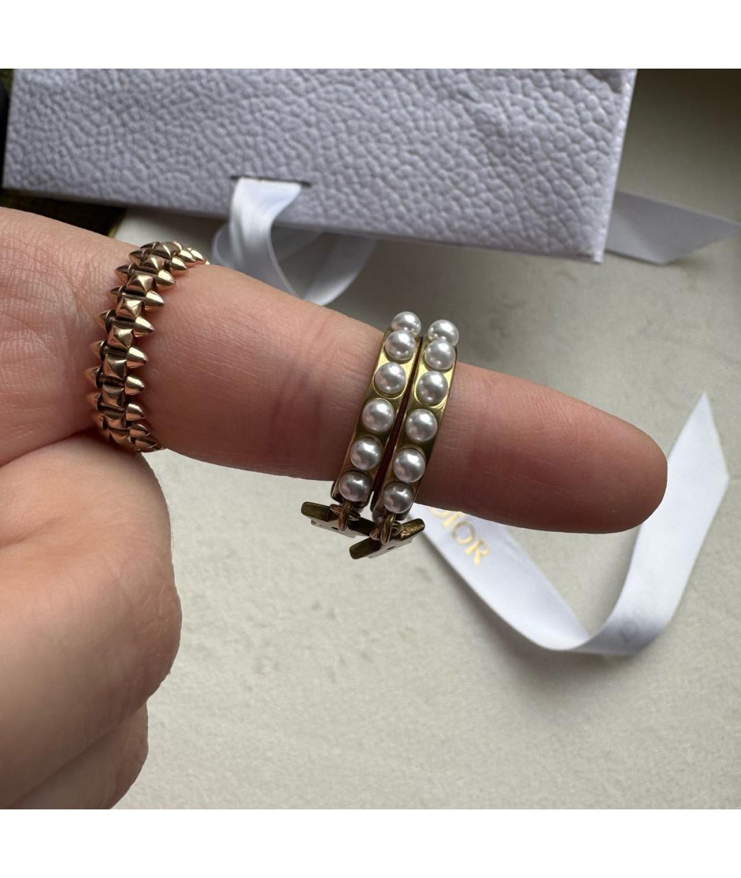 CHRISTIAN DIOR Золотые серьги, фото 5