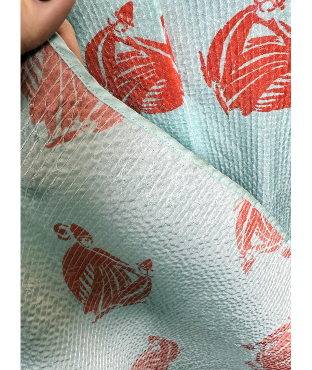 LANVIN Голубое шелковое вечернее платье, фото 8