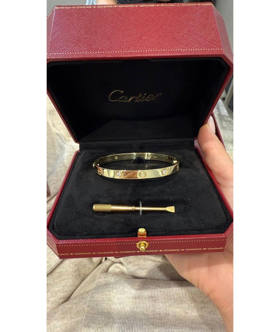 CARTIER Золотой браслет из желтого золота, фото 2
