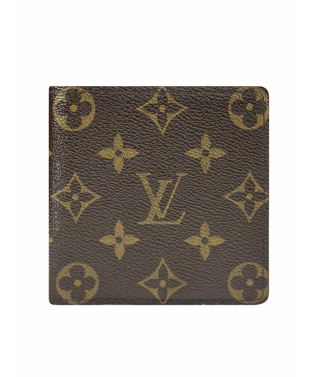 LOUIS VUITTON Коричневый кошелек, фото 1