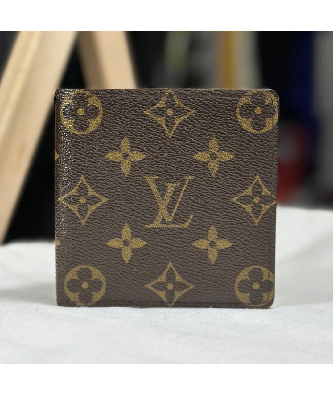 LOUIS VUITTON Коричневый кошелек, фото 9