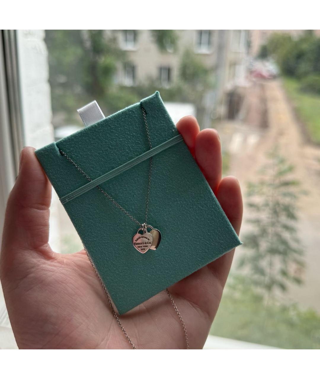 TIFFANY&CO Серебряная серебряная подвеска, фото 8