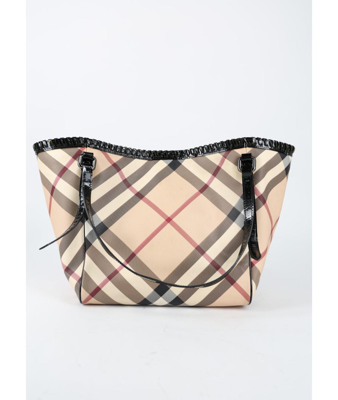 BURBERRY Бежевая сумка тоут, фото 3