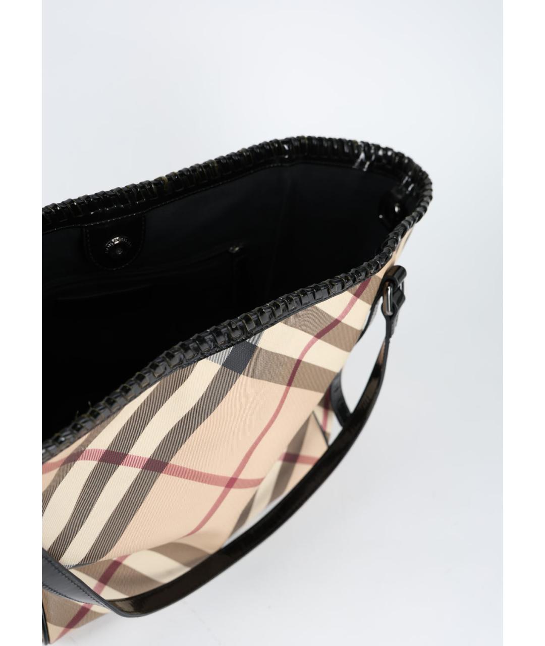 BURBERRY Бежевая сумка тоут, фото 4