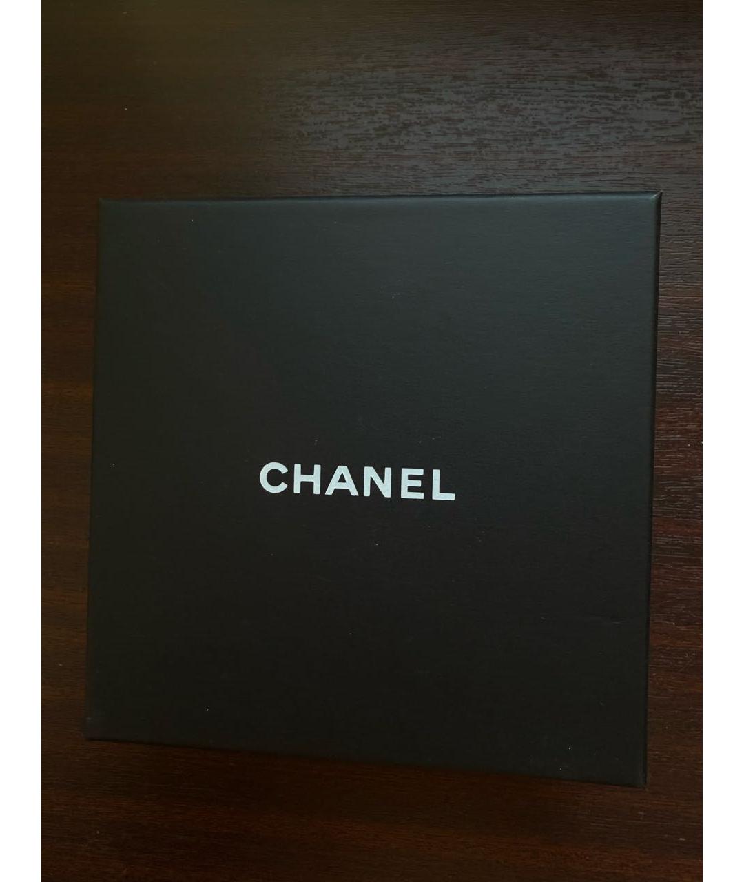 CHANEL Черные серьги, фото 5