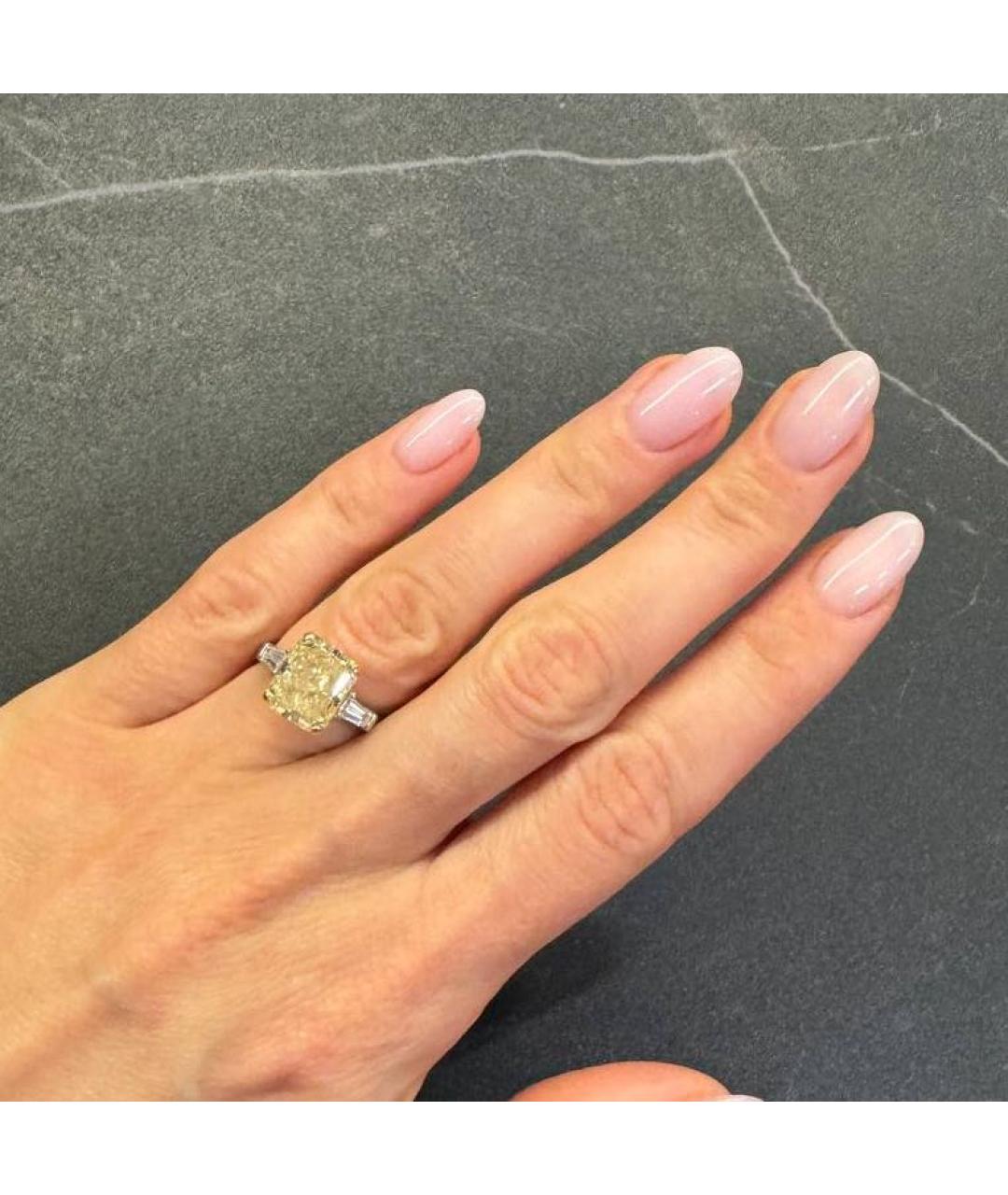 GRAFF Желтое кольцо из белого золота, фото 7