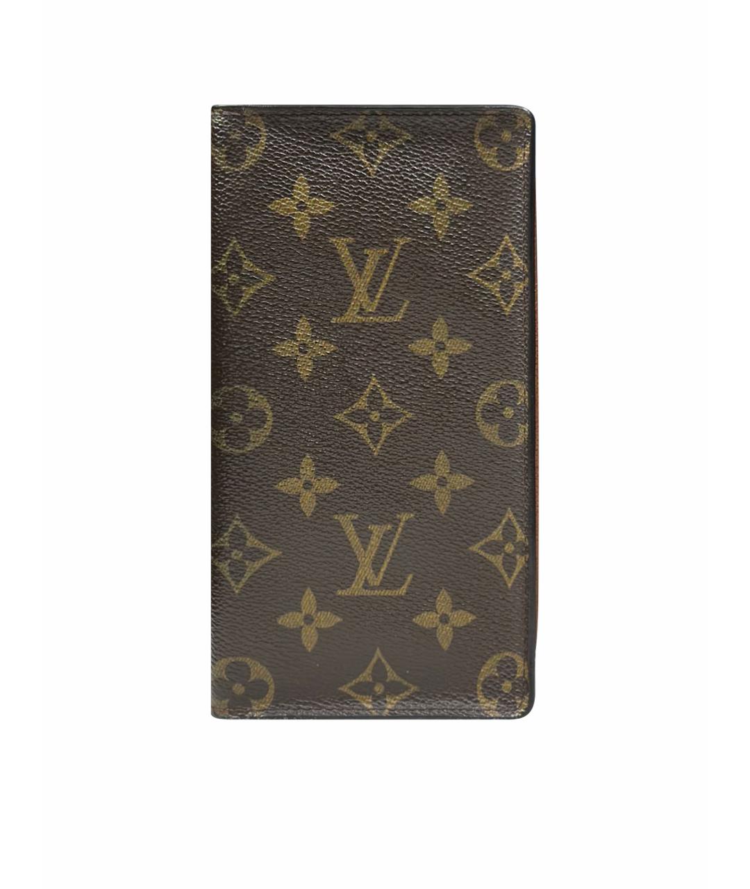 LOUIS VUITTON Коричневый кошелек, фото 1